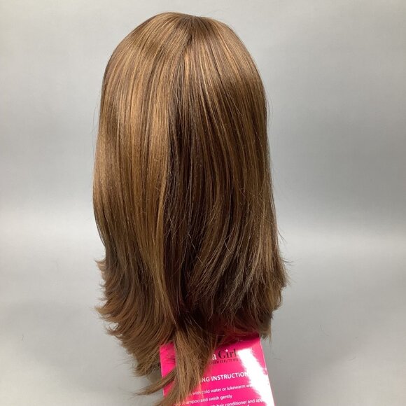 Hannah Wig DX2216 Blonde Mix Long Straight Curl Classic Cap Adjustable Synthetic - Picture 2 of 8